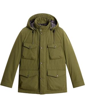 Woolrich Hooded Padded Jacket - Green