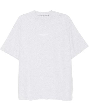 Alexander Wang Logo-Print Oversized T-Shirt - White