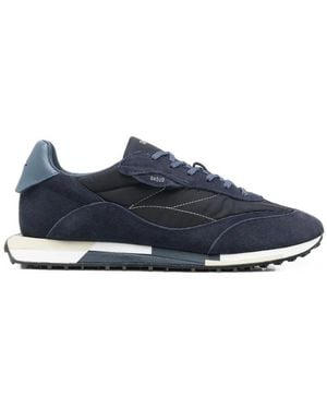 GHŌUD Suede-Panelled Sneakers - Blue