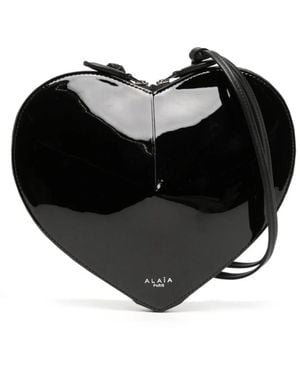 Alaïa Le Coeur Shoulder Bag - Black