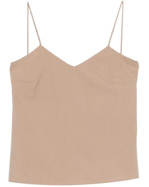 Max Mara Neutrals Tops - Natural