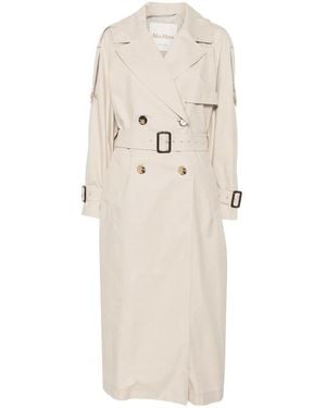 Max Mara Neutrals Coats - Natural