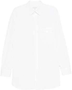 Yohji Yamamoto Chest-Pocket Button-Down Shirt - White