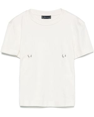 Mugler Piercing T-Shirt - White