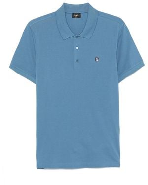 Tシャツ・カットソー Fendi Air Force Blue Piquet Polo Shirt Fendi Polo shirts for Men | Online Sale up to 53% off | Lyst