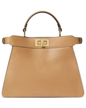 Fendi Small Peekaboo Iseeu Tote Bag - Natural