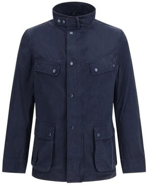 Barbour Buttoned Jacket - Blue