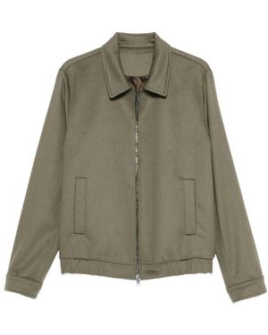 Costumein Zip-Front Welt-Pocket Jacket - Green