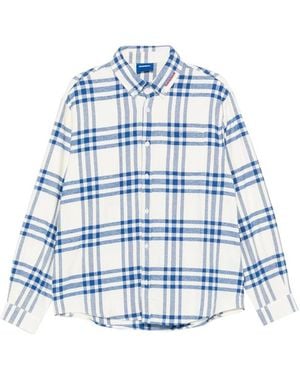 DAGGER Check Flannel Shirt - White