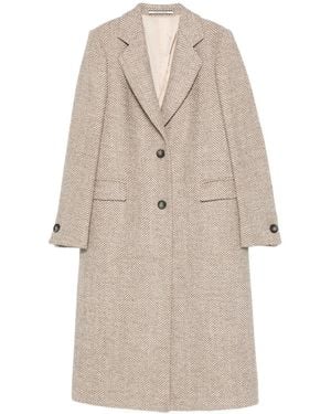 Tagliatore Neutrals Coats - Natural