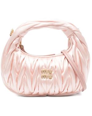 Miu Miu Mini Wander Cross Body Bag - Pink