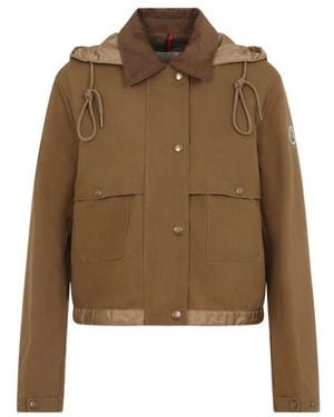 Moncler Aconitum Hooded Jacket - Brown