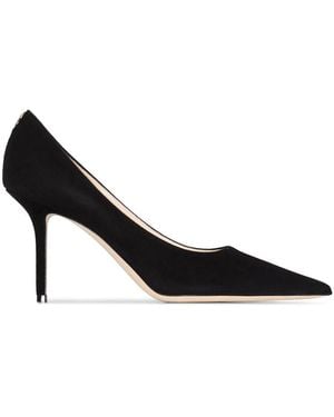 Jimmy Choo Love 85 Pointed-Toe Heeled Pump - Black
