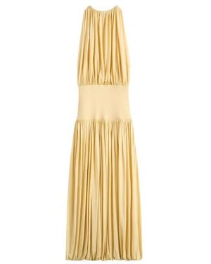 TOTEME Gathered Long Dress - Metallic