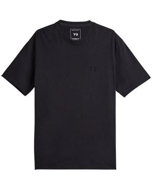Y-3 Logo-Detail T-Shirt - Black