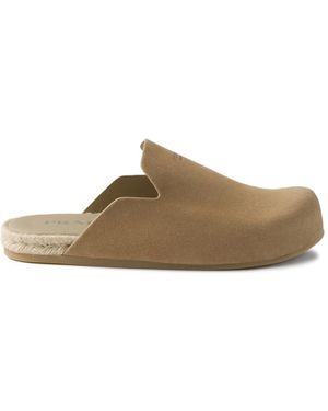 Prada Neutrals Slippers - Brown