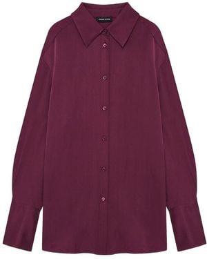 Anine Bing Bridget Shirt - Purple