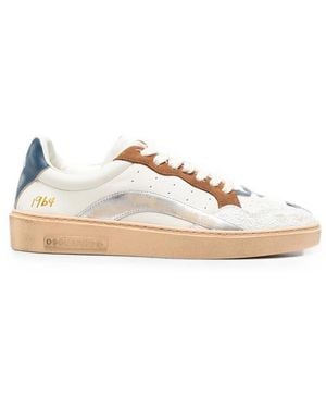 DSquared² Distressed Panelled Trainers - Natural