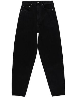 Agolde 80's Belt-Loops Jeans - Black