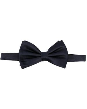 Lady Anne Classic Silk Bow Tie - Blue