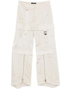The Seafarer Strap Zip Trousers - White