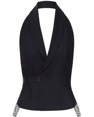 The Seafarer Bandana Inserts Tailored Vest - Blue