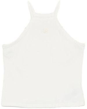 New Balance Sleeveless Racerback Tank - White