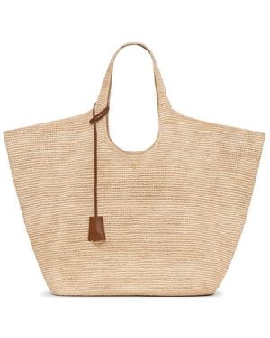 Anine Bing Lili Raffia Tote Bag - Natural