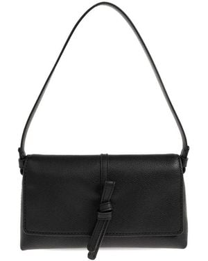 Kate Spade Small Knot-Detail Leather Tote Bag - Black