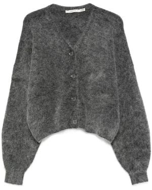 Gestuz V-Neck Cardigan - Grey