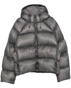 Daily Paper Hooded Quilted Jacket - Grey