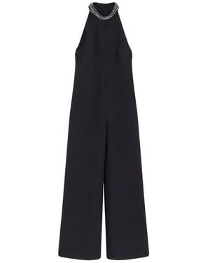 Pinko Dragon Fruit Jewel-Embellished Jumpsuit - Black