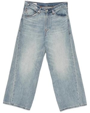 Levi's Faded Wide-Leg Jeans - Blue