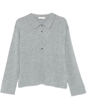 ELEH Button-Down Sweater - Gray
