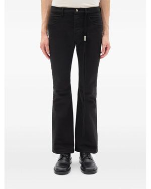 Ann Demeulemeester Jonas 5-Pocket Bootcut Jeans - Black