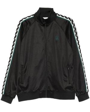 Drole de Monsieur Logo-Patch Side-Stripe Jacket - Black