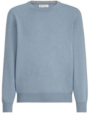 Brunello Cucinelli Cashmere Jumper - Blue