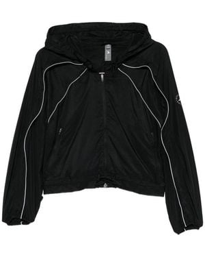 adidas By Stella McCartney Hooded Panelled Jacket - Black