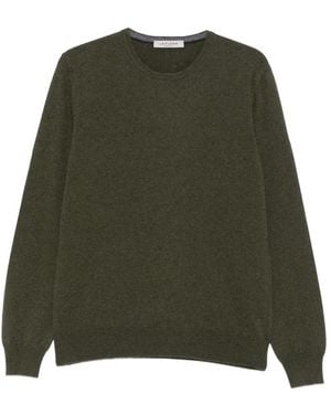 La Fileria Crew-Neck Cashmere Jumper - Green