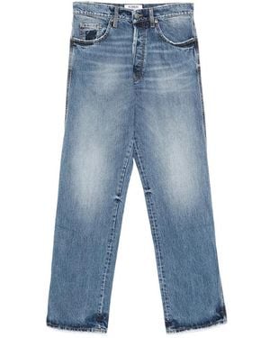 NUMERI 123456789 Distressed Denim Jeans - Blue