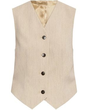 By Malene Birger V-Neck Vest - Natural