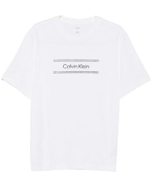 Calvin Klein T-Shirt Logo Print - White