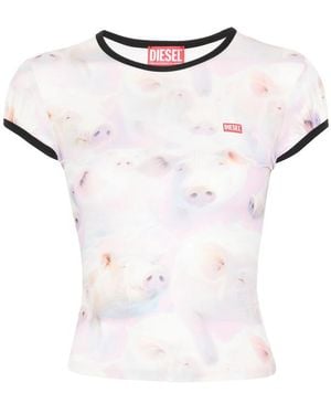 DIESEL T-Unkp Printed T-Shirt - Multicolour