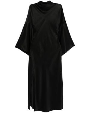 Pinko Open-Back Midi Dress - Black