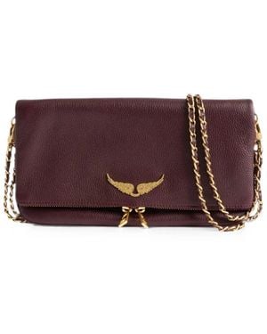 Zadig & Voltaire Rock Clutch Bag - Purple