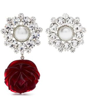 アクセサリーその他 MAGDA BUTRYM Woman Jewel Silver 733425 SILVER Floral-appliqué embellished necklace in silver - Magda