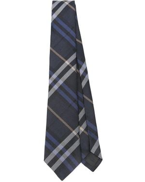 Burberry Silk Tie - Blue
