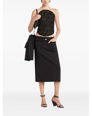 Courreges Mid-length skirts for Women | Online Sale up to 62