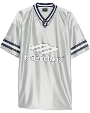 Balenciaga T-Shirts And Vests - Blue