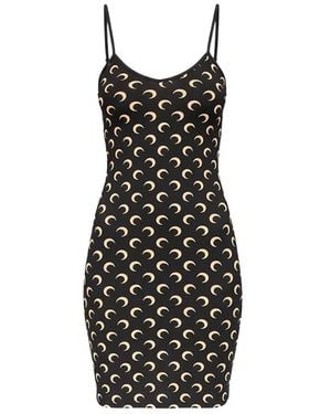 Marine Serre Short Dresses - Black